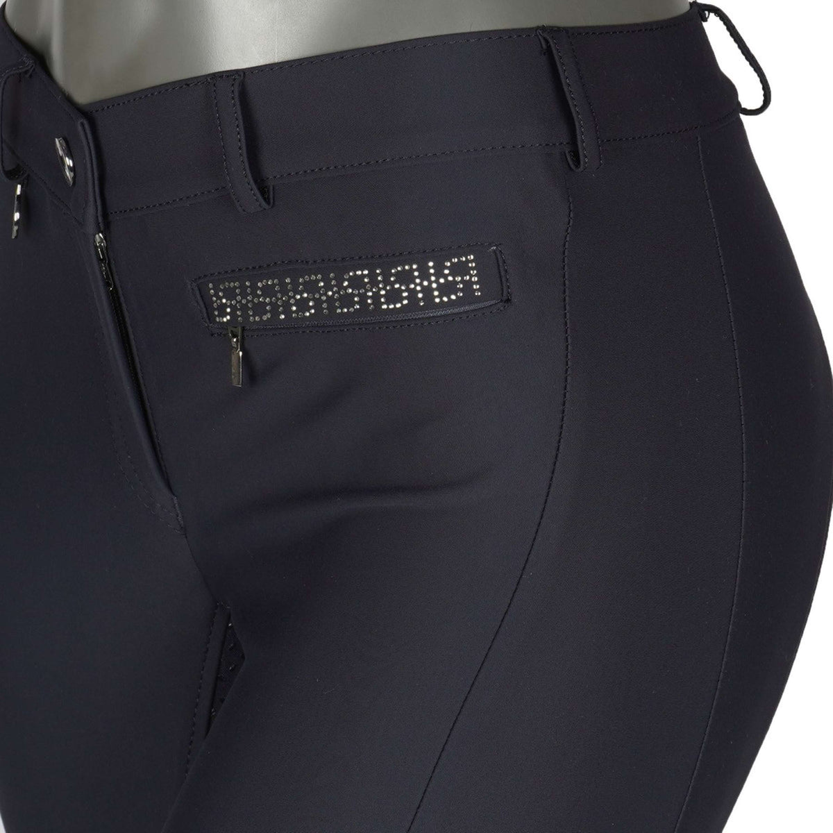 Pikeur Pantalón de Equitación Vally Full Grip Azul noche