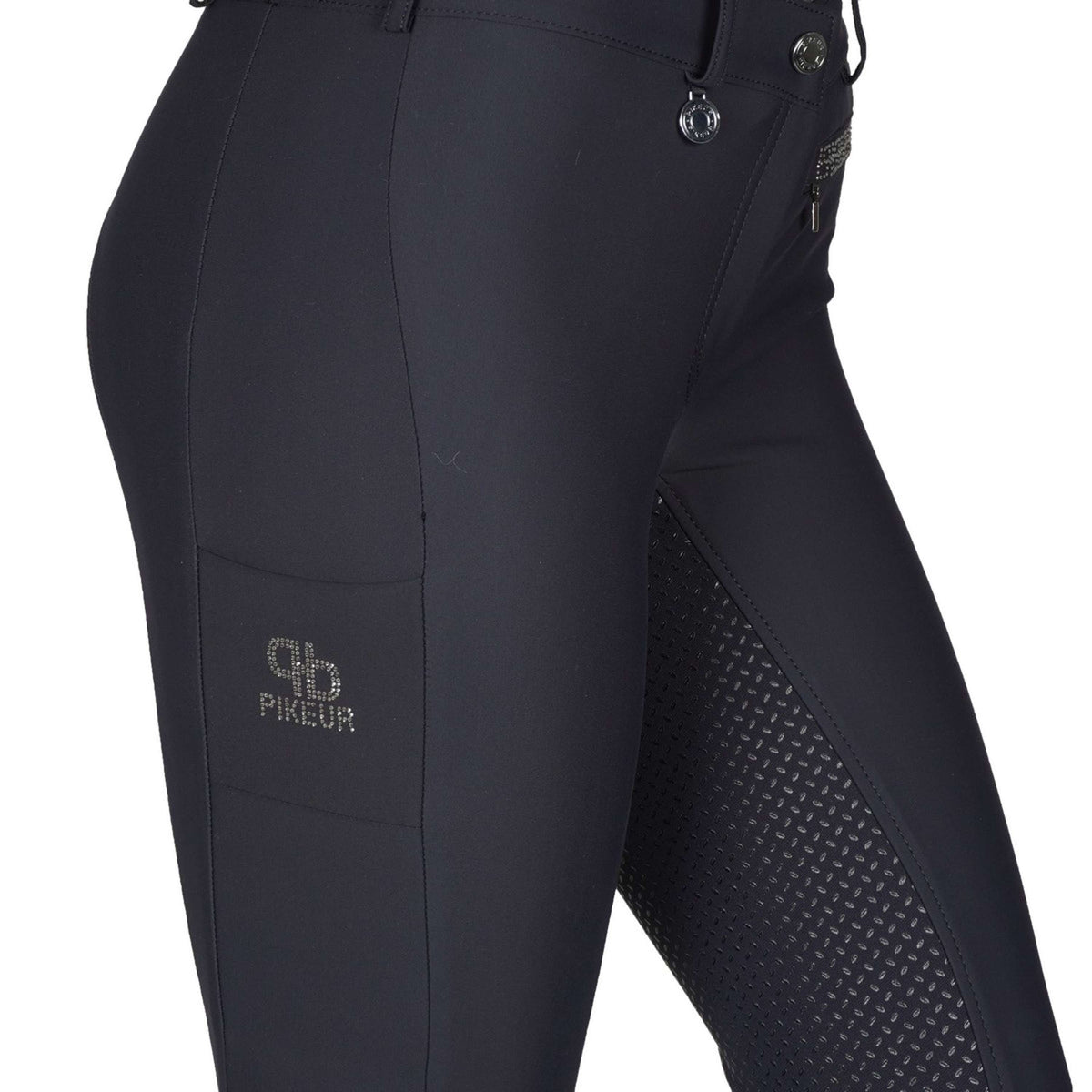 Pikeur Pantalón de Equitación Vally Full Grip Azul noche