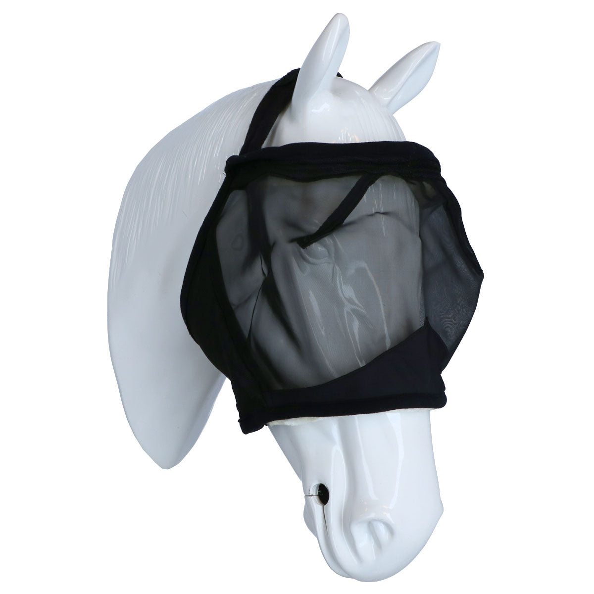 EQUITHÈME Máscara para Moscas Anti-UV Polaire Negro
