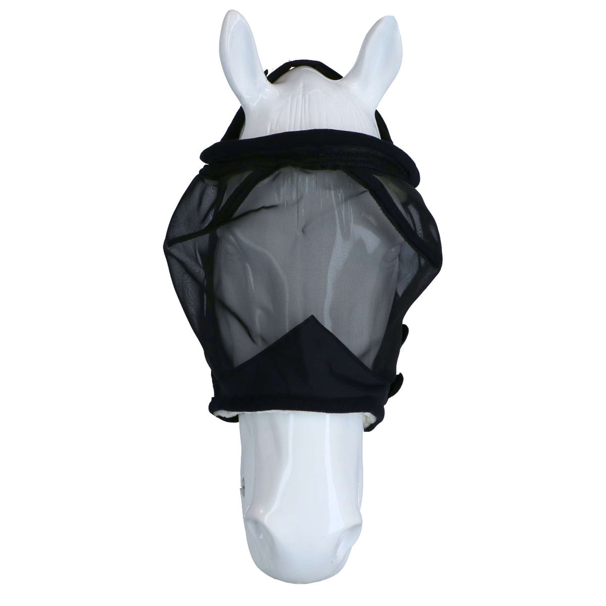 EQUITHÈME Máscara para Moscas Anti-UV Polaire Negro