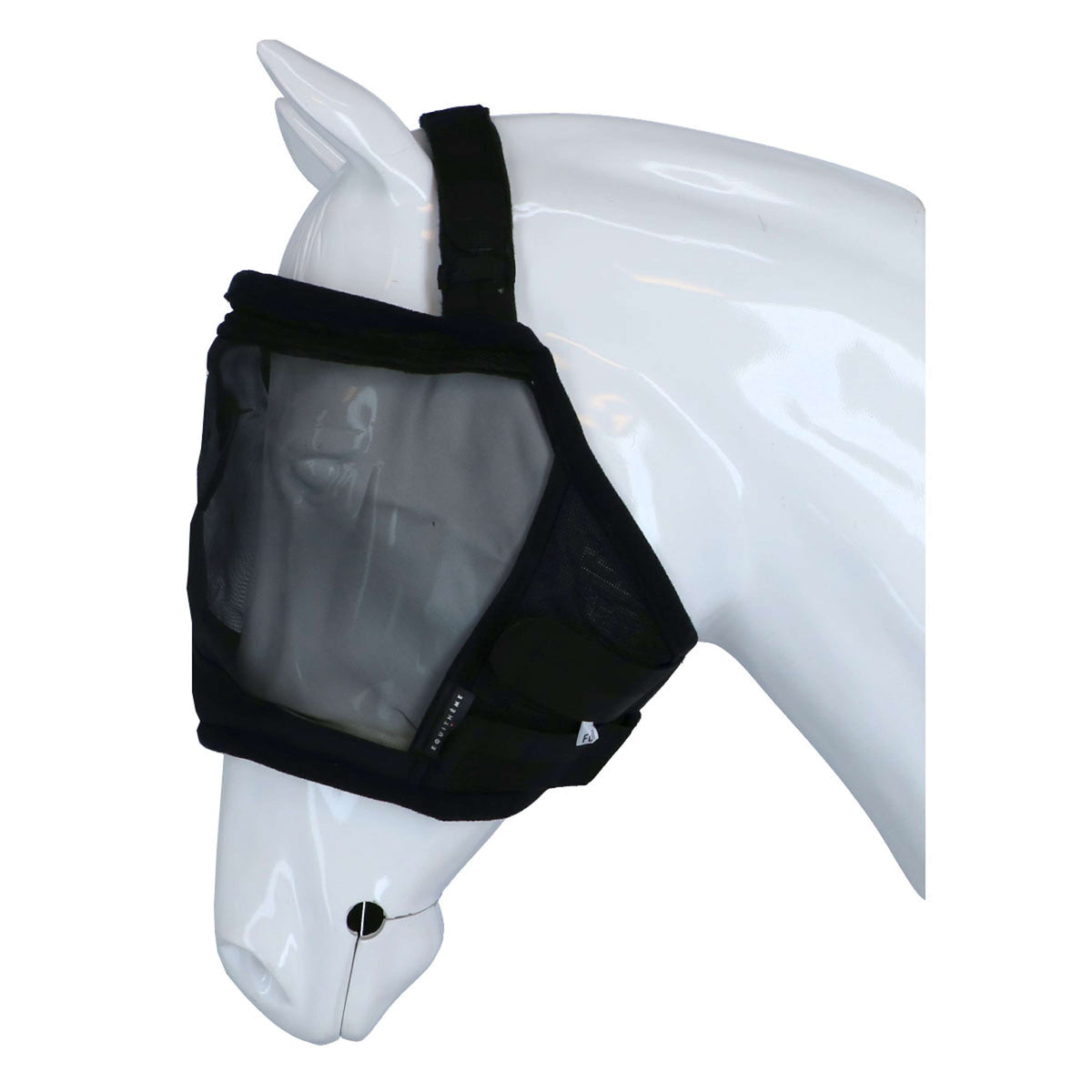 EQUITHÈME Máscara para Moscas Anti-UV Polaire Negro