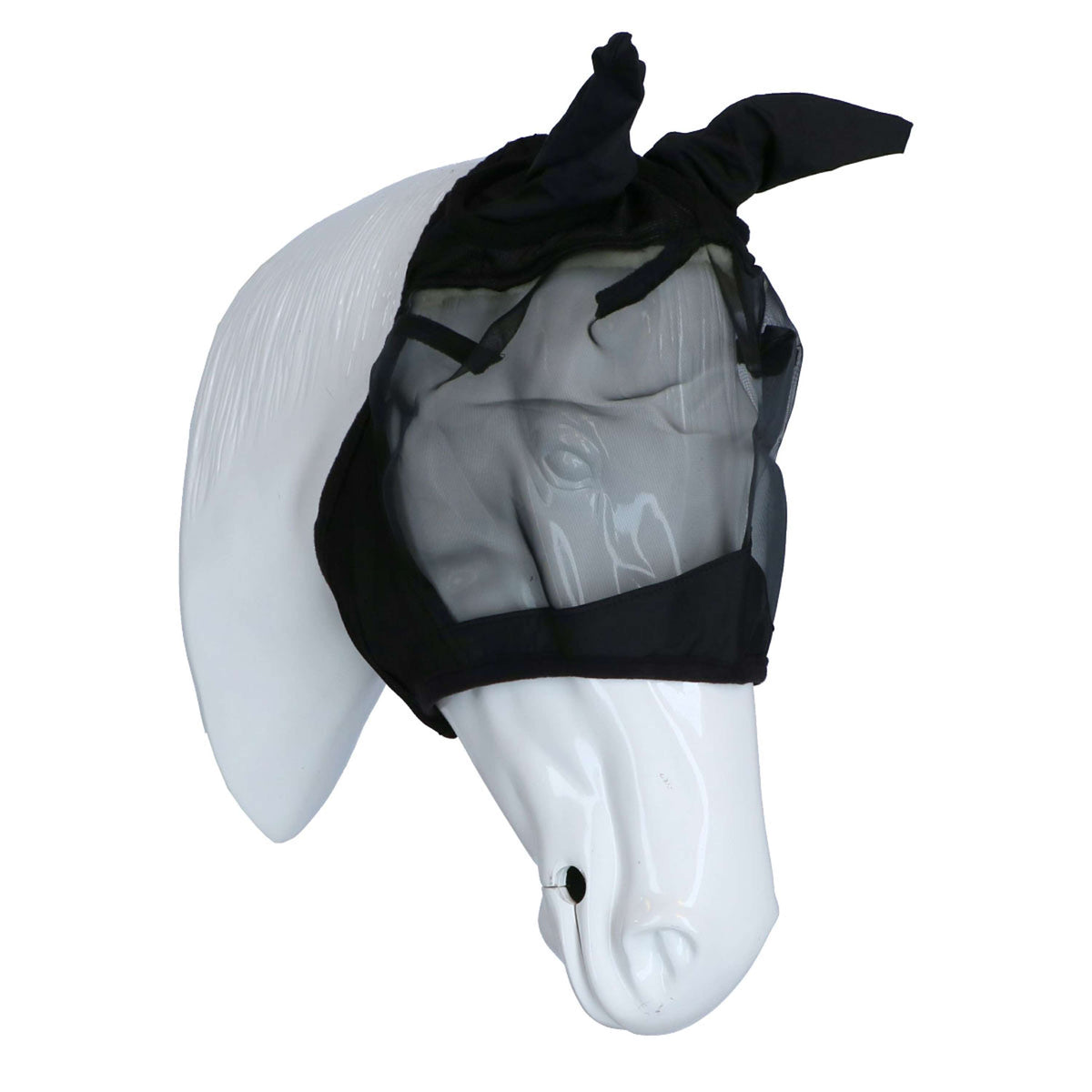 EQUITHÈME Máscara para Moscas Anti-UV RipStop Negro
