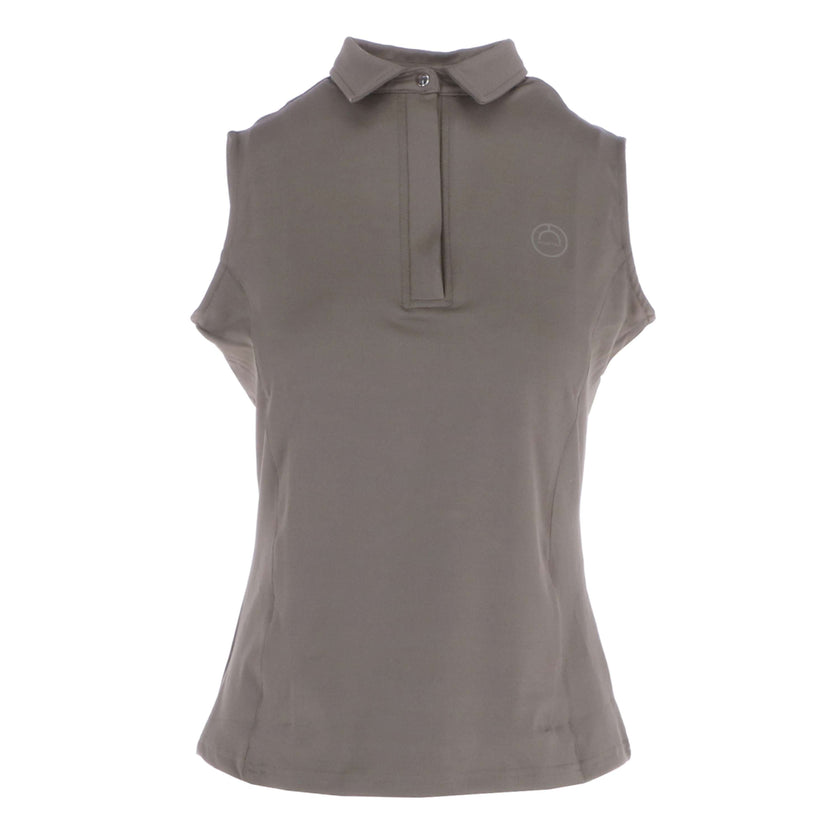 Montar Polo Fiona Sin Mangas Mud Montar Polo Fiona Sin Mangas Mud
