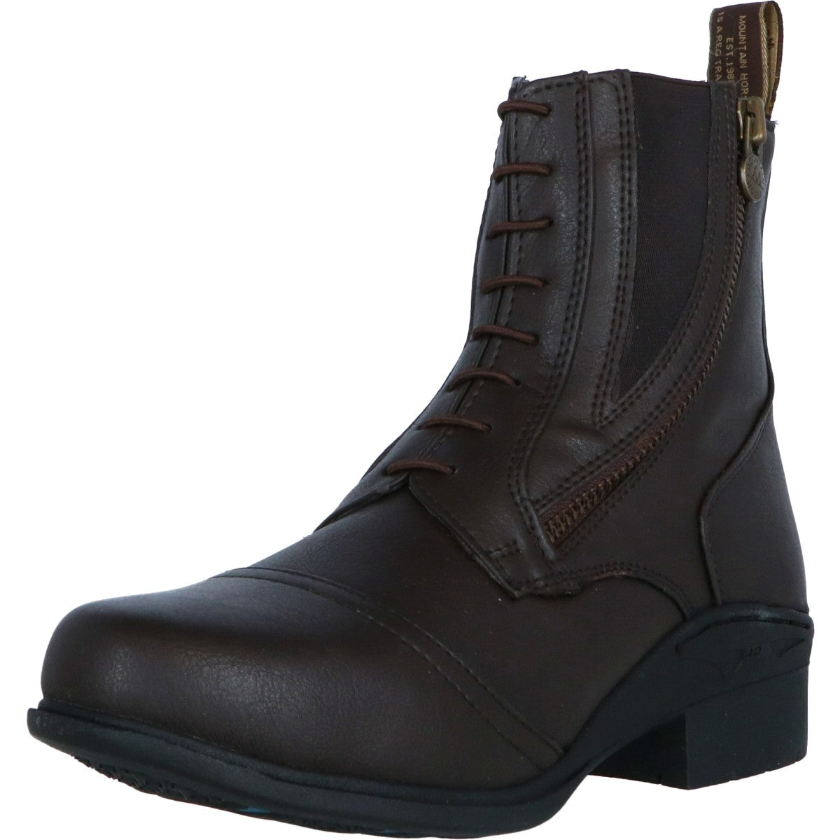 Mountain Horse Botines Veganza Side Zip Paddock Marron