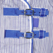 Weatherbeeta Manta Antimoscas Comfitec Ripshield Plus Combo Neck Blanco/Azul