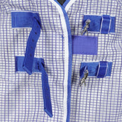 Weatherbeeta Manta Antimoscas Comfitec Ripshield Plus Combo Neck Blanco/Azul