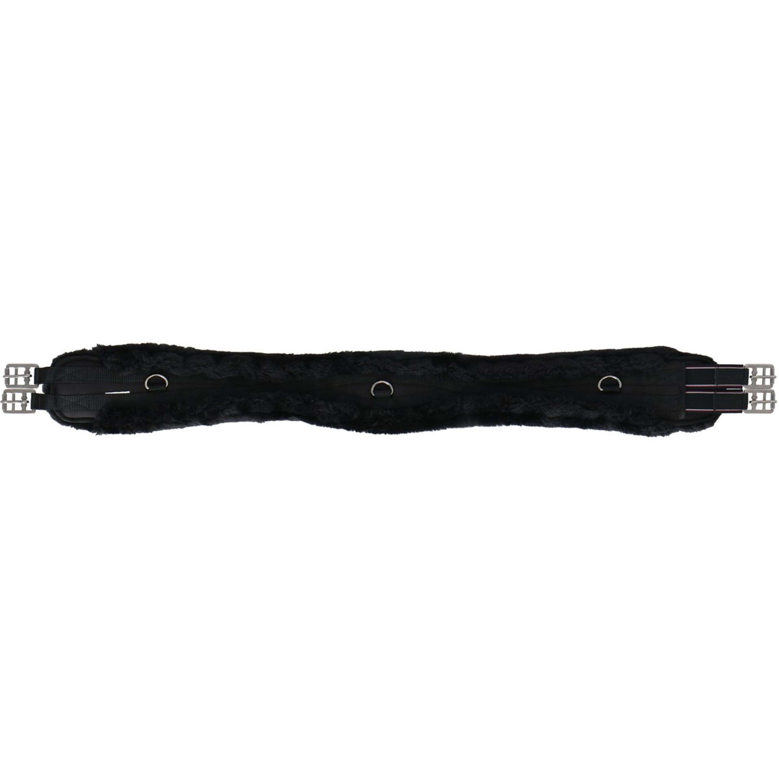 Covalliero Cincha Larga Faux Fur Negro
