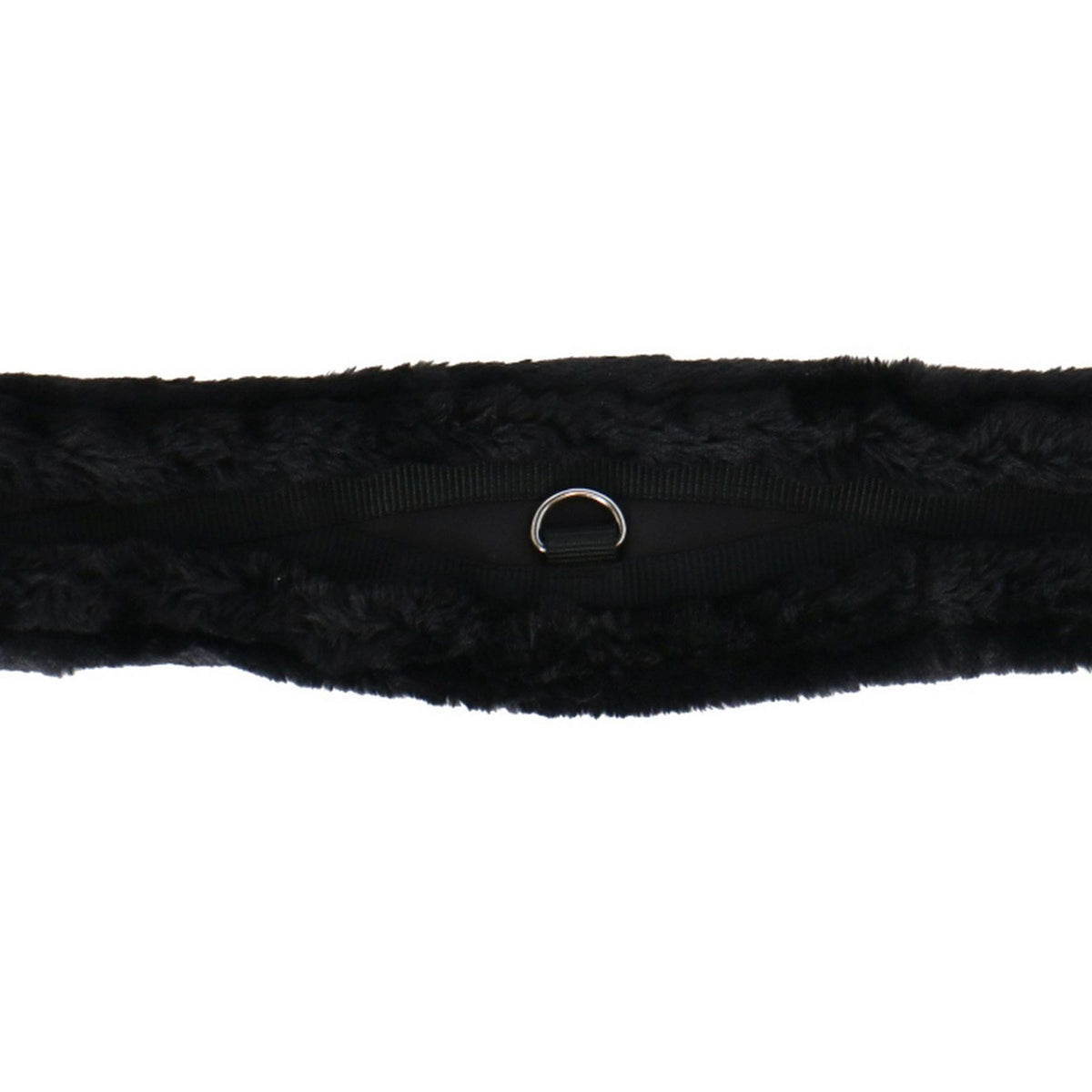 Covalliero Cincha Larga Faux Fur Negro