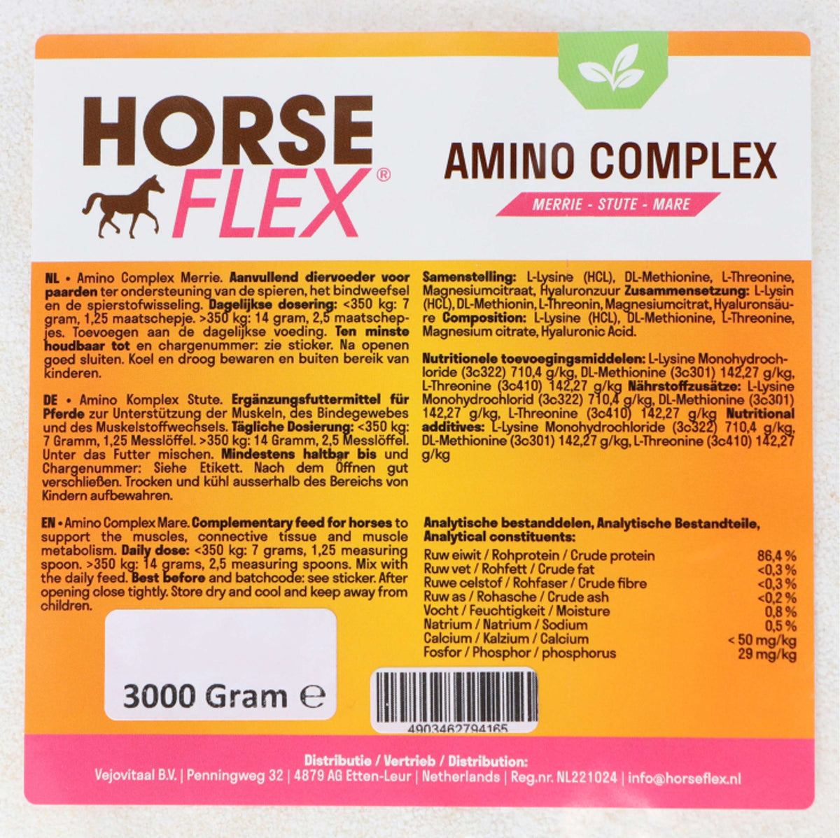 HorseFlex Complex Amino Yegua Relleno