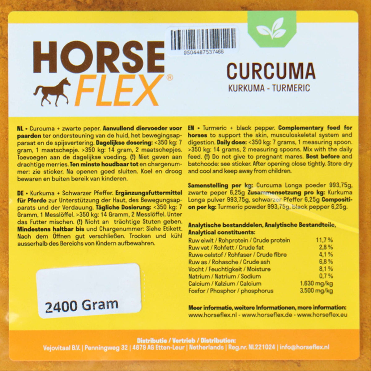 HorseFlex Curcuma Relleno
