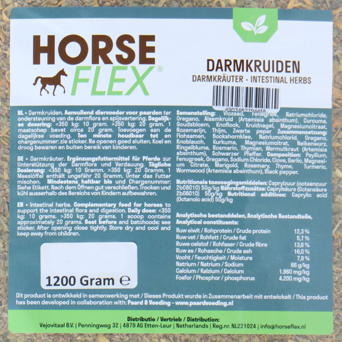 HorseFlex Hierbas intestinales Relleno