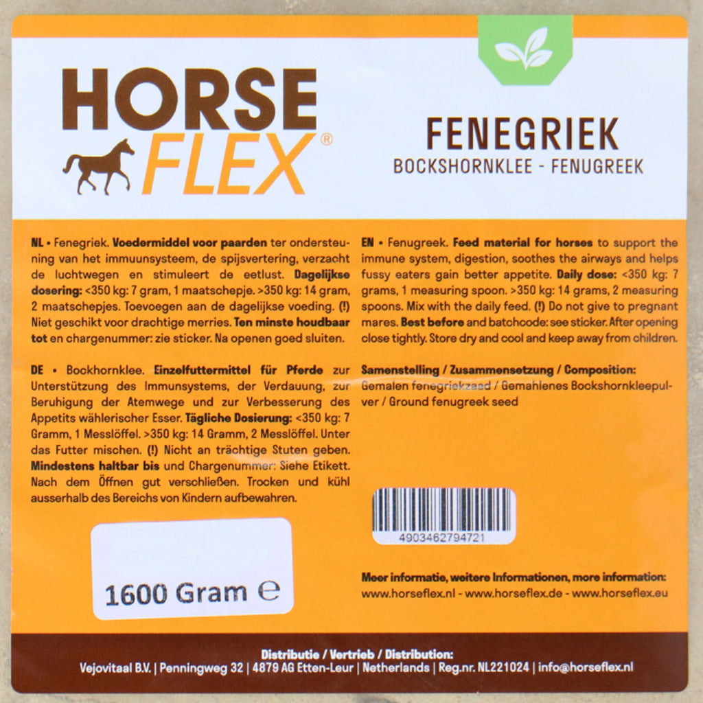 HorseFlex Fenogreco Relleno