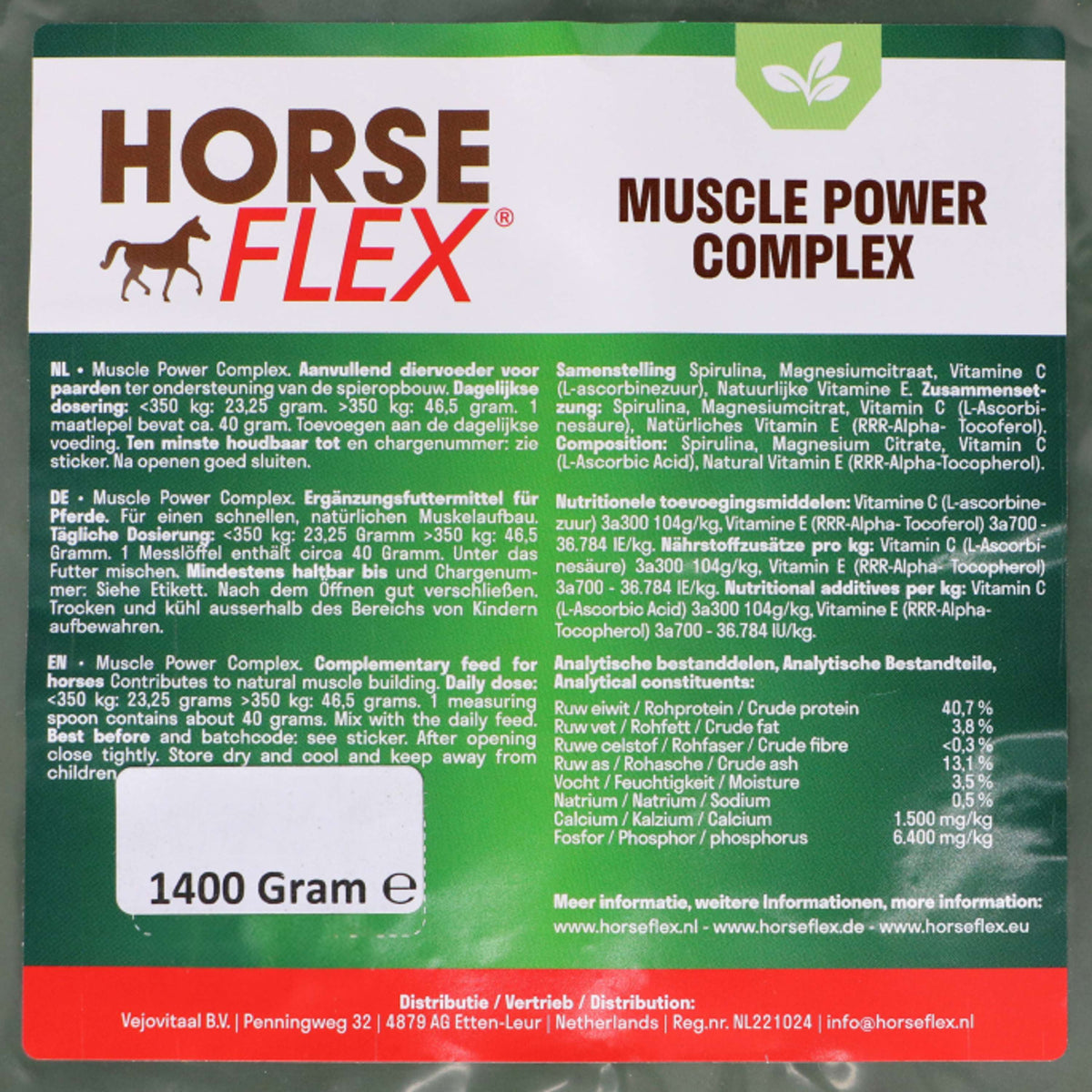 HorseFlex Muscle Power Complex Relleno
