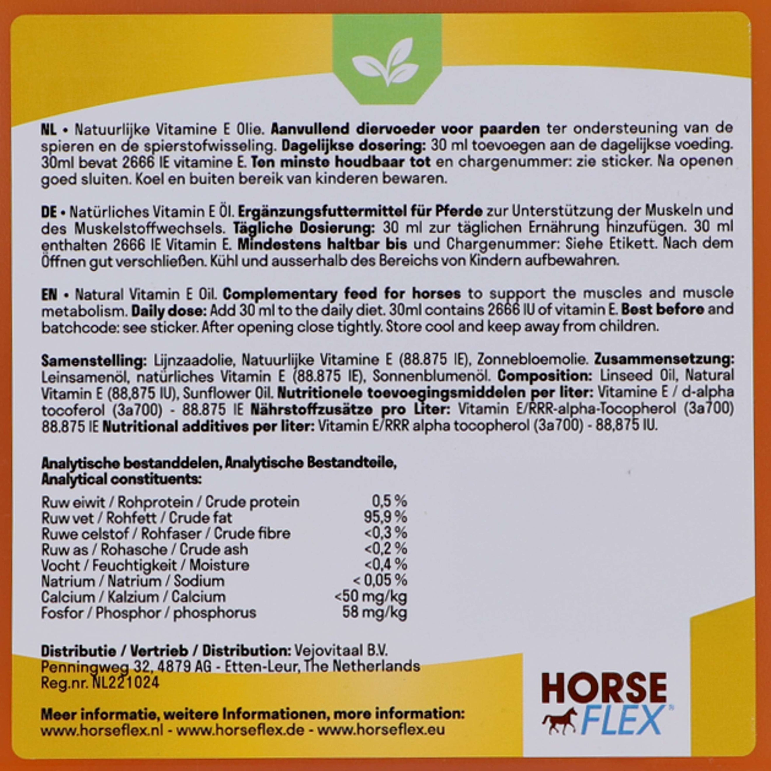 HorseFlex Aceite de vitamina E natural HorseFlex Aceite de vitamina E natural
