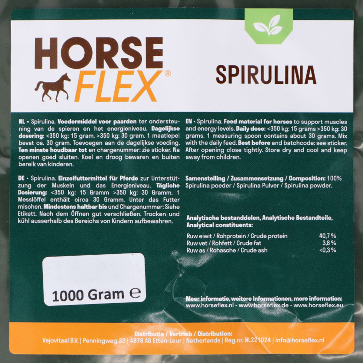 HorseFlex Spirulina Relleno