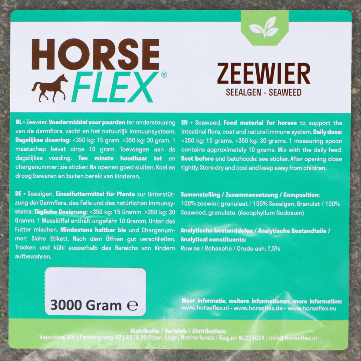 HorseFlex Alga marina Relleno