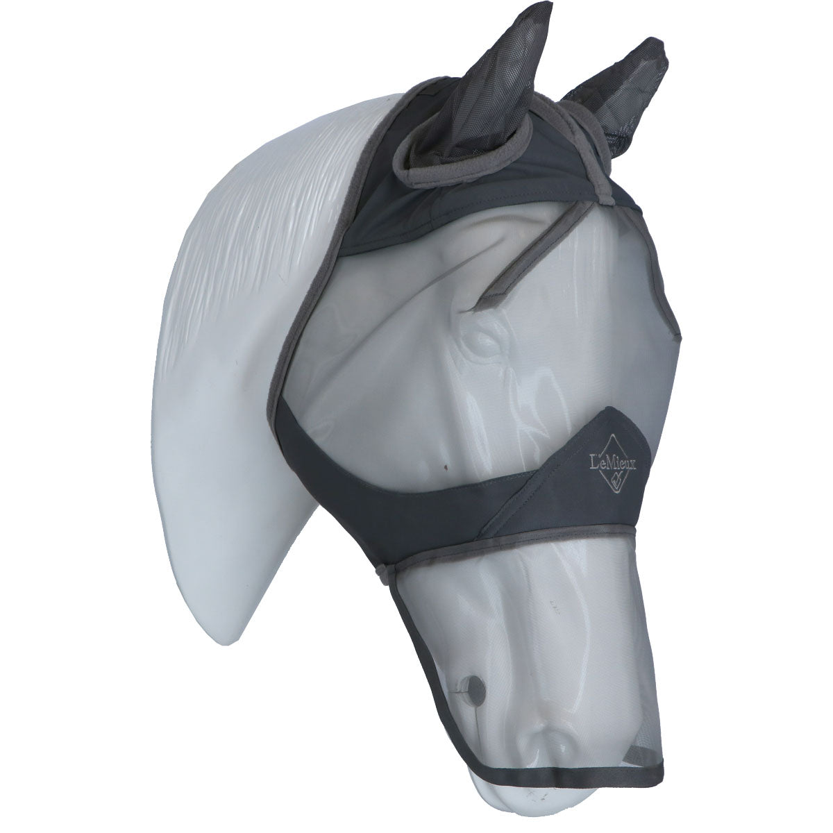 LeMieux Máscara para Moscas ArmourShield Pro Full Gris