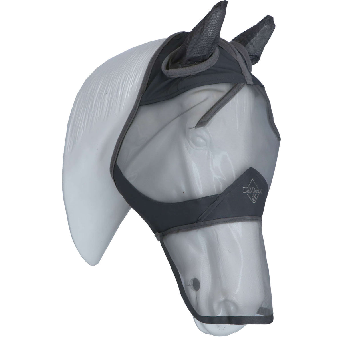 LeMieux Máscara para Moscas ArmourShield Pro Full Gris