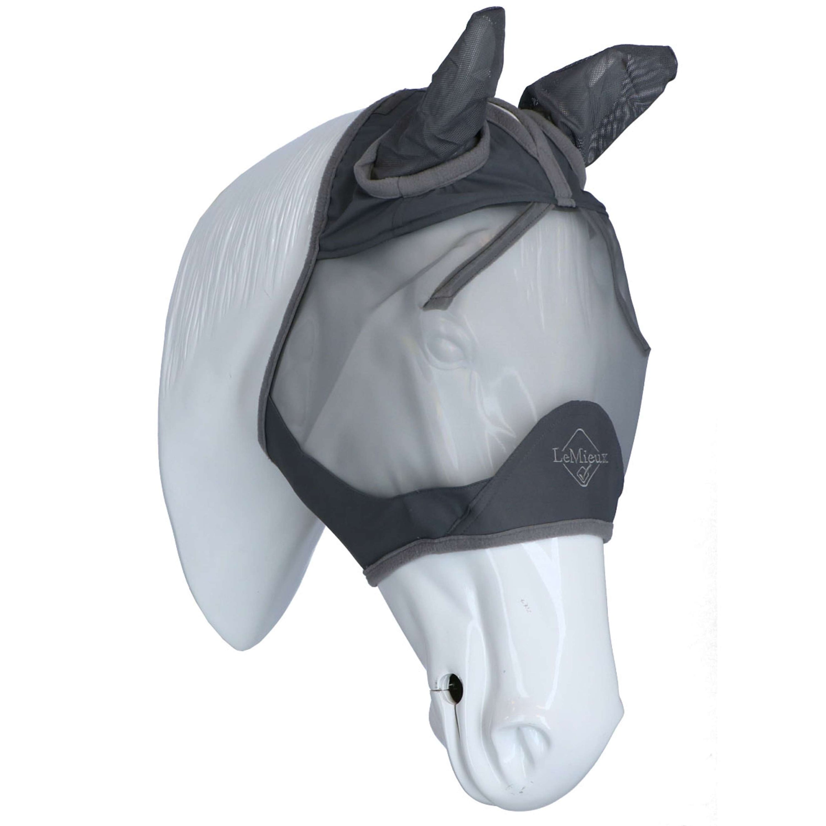 LeMieux Máscara para Moscas ArmourShield Pro Half Gris LeMieux Máscara para Moscas ArmourShield Pro Half Gris