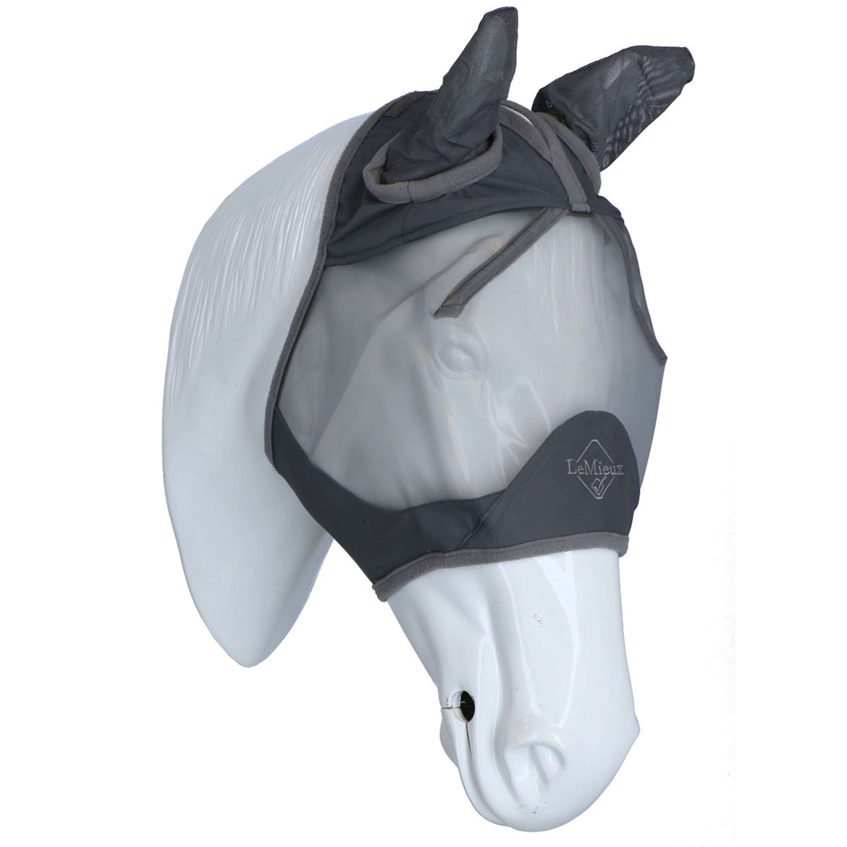 LeMieux Máscara para Moscas ArmourShield Pro Half Gris