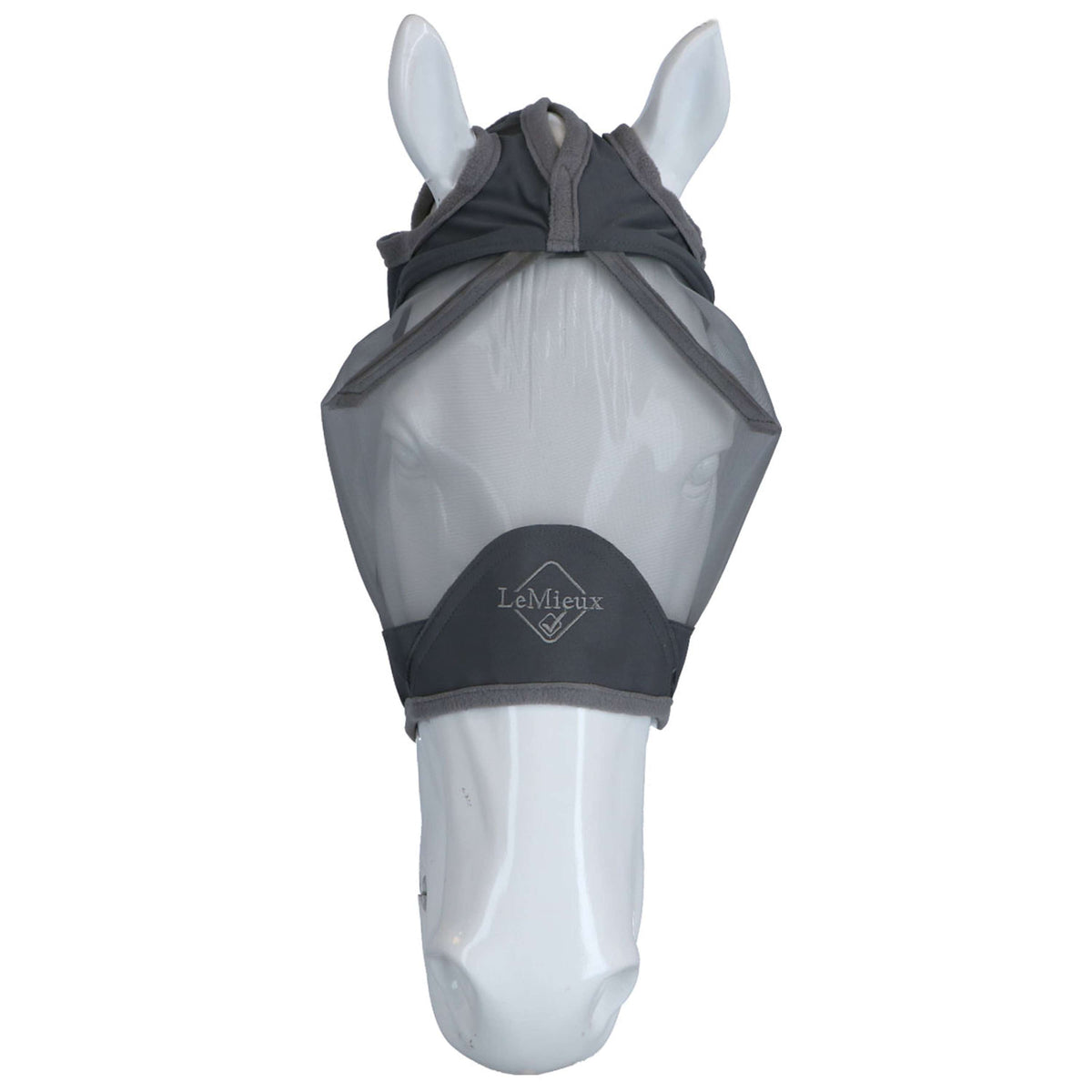 LeMieux Máscara para Moscas ArmourShield Pro Standard Gris