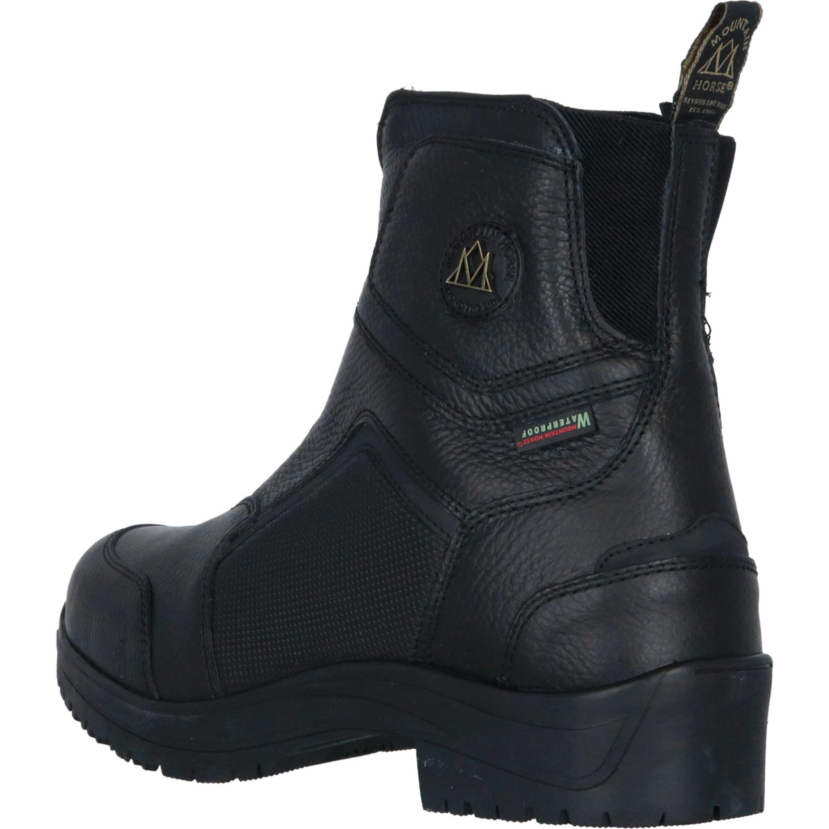 Mountain Horse Botines Jodhpur Arctica Paddock con cremallera Negro