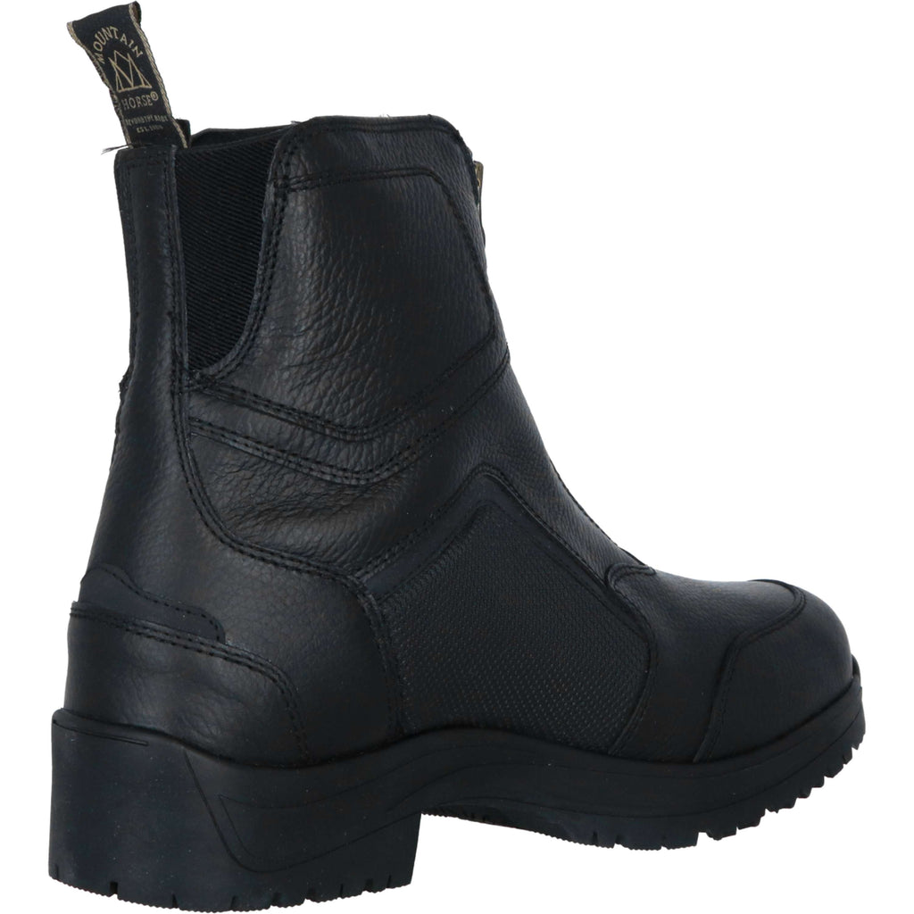 Mountain Horse Botines Jodhpur Arctica Paddock con cremallera Negro