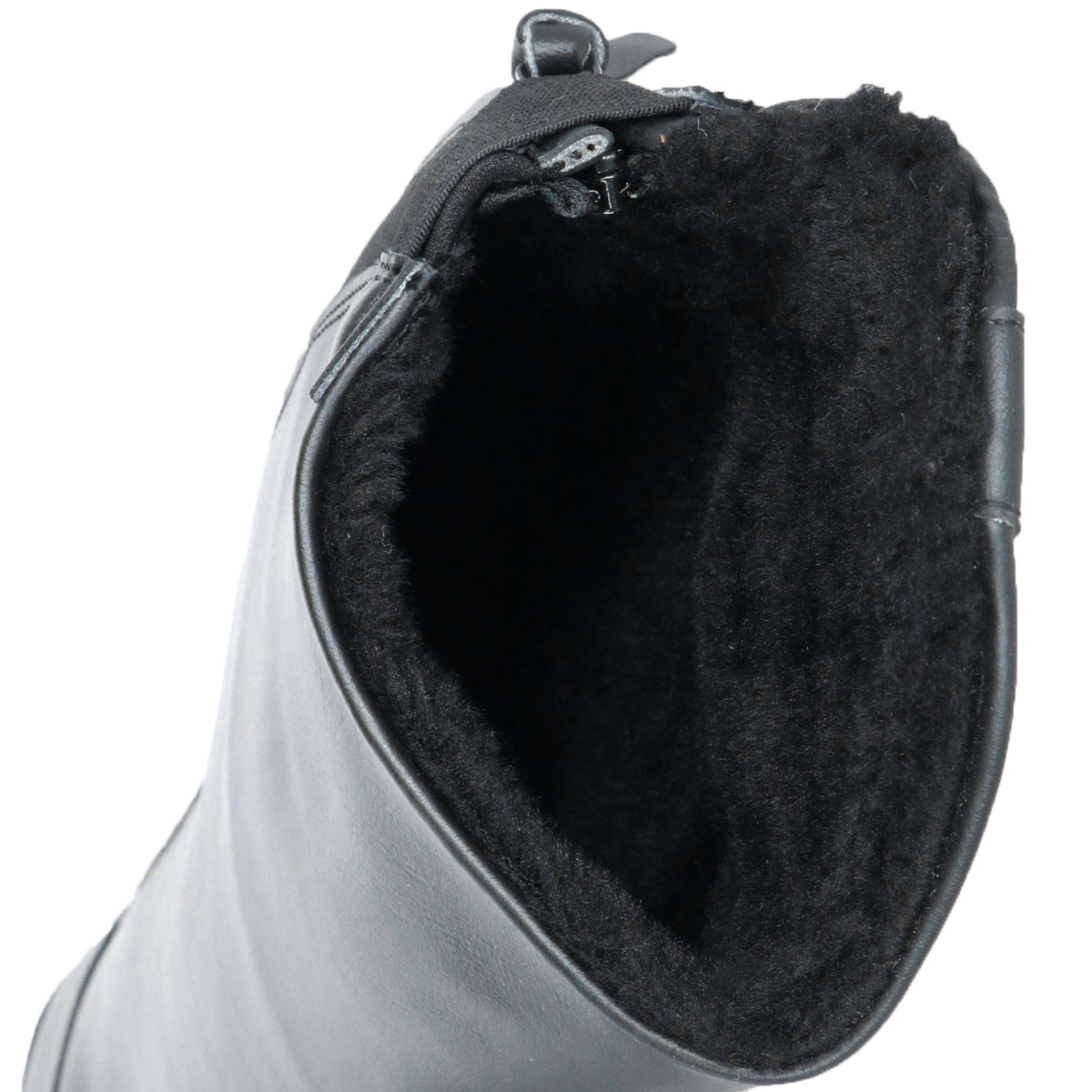 Mountain Horse Botas de Equitación Veganza Joven Invierno Negro