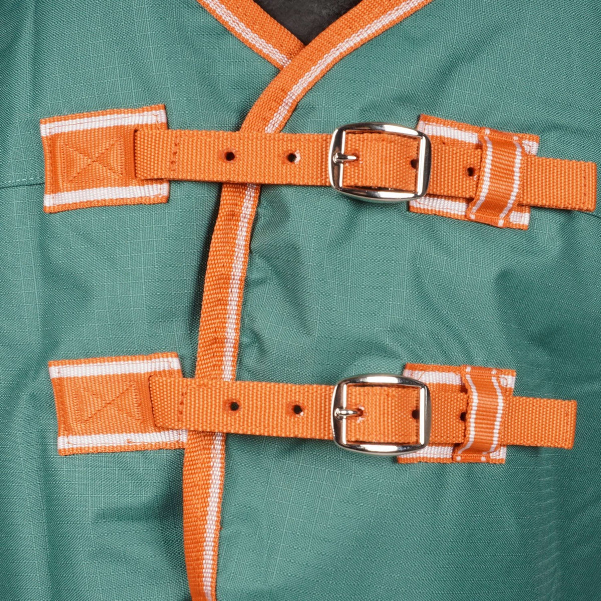 Weatherbeeta Manta de Invierno Comfitec Tyro Combo Neck Medium Green/Burnt Orange/White