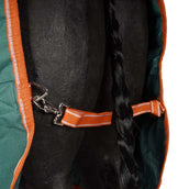 Weatherbeeta Manta de Invierno Comfitec Tyro Combo Neck Medium Green/Burnt Orange/White