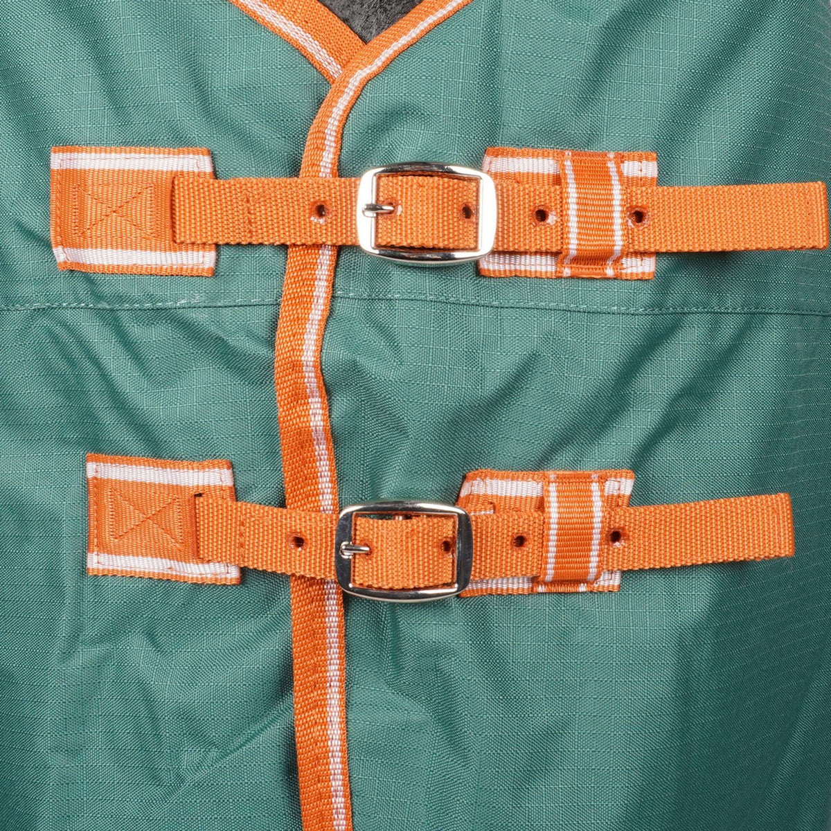 Weatherbeeta Manta de Invierno Comfitec Tyro Standard Neck Lite Plus Green/Burnt Orange/White