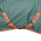 Weatherbeeta Manta de Invierno Comfitec Tyro Standard Neck Lite Plus Green/Burnt Orange/White