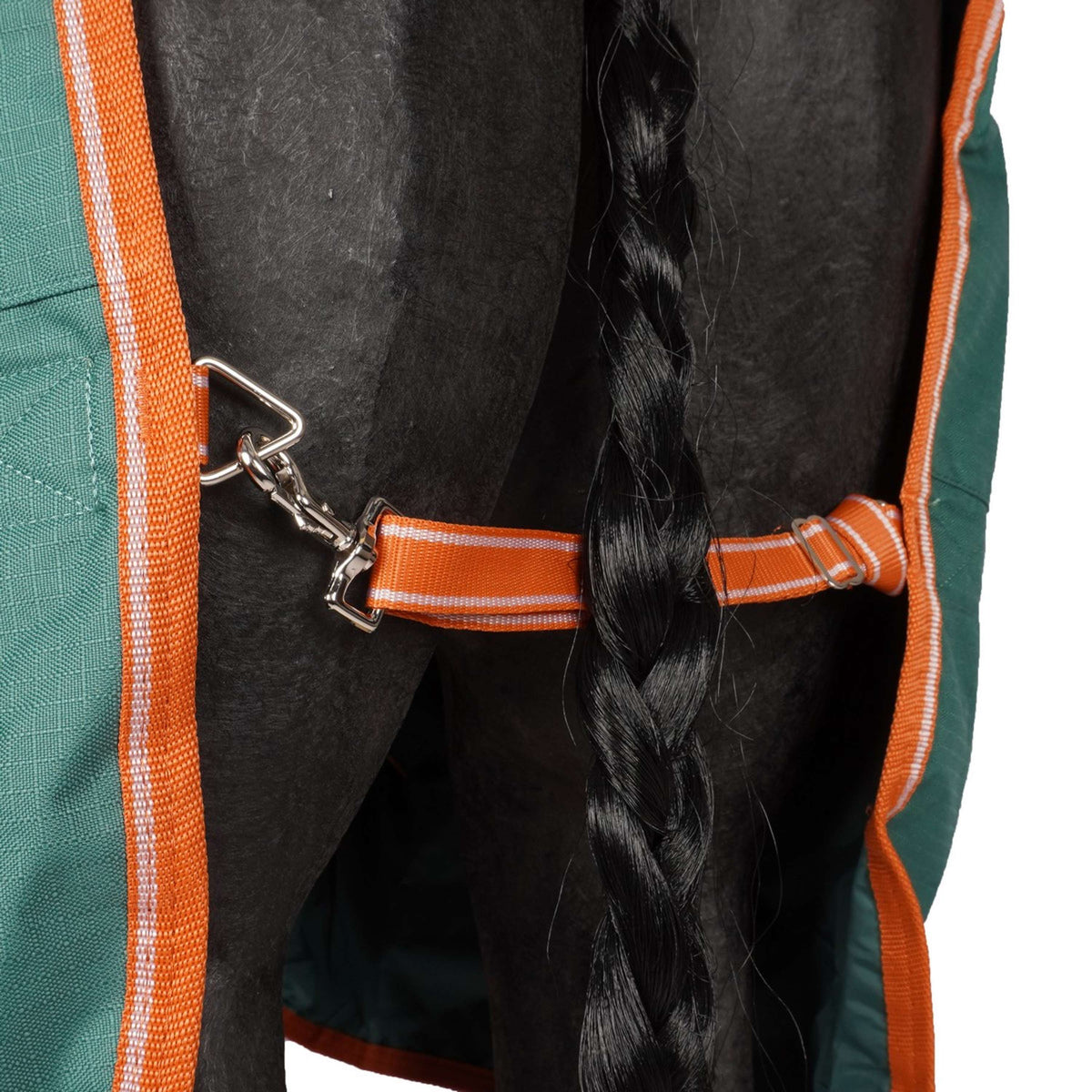 Weatherbeeta Manta de Invierno Comfitec Tyro Standard Neck Lite Plus Green/Burnt Orange/White