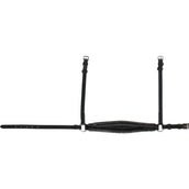 HB Ruitersport Cabezada Showtime Spanish: Adiestramiento Negro/Plata