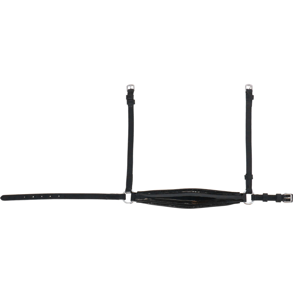 HB Cabezada Showtime Spanish: Adiestramiento Negro/Negro Brillo