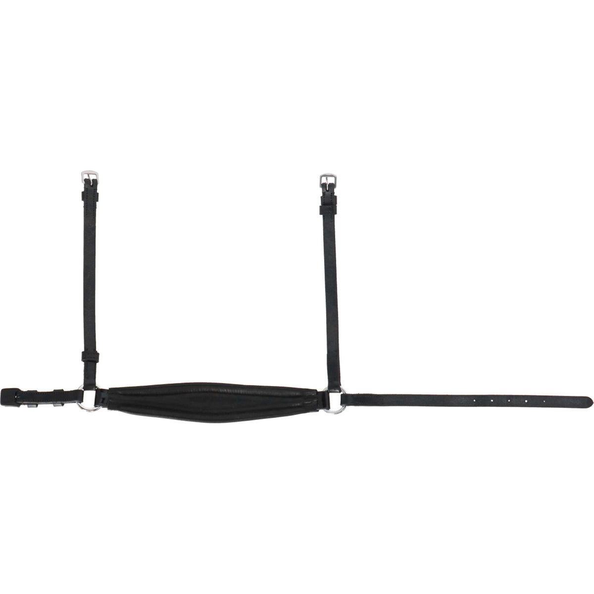 HB Cabezada Showtime Spanish: Adiestramiento Negro/Negro Brillo