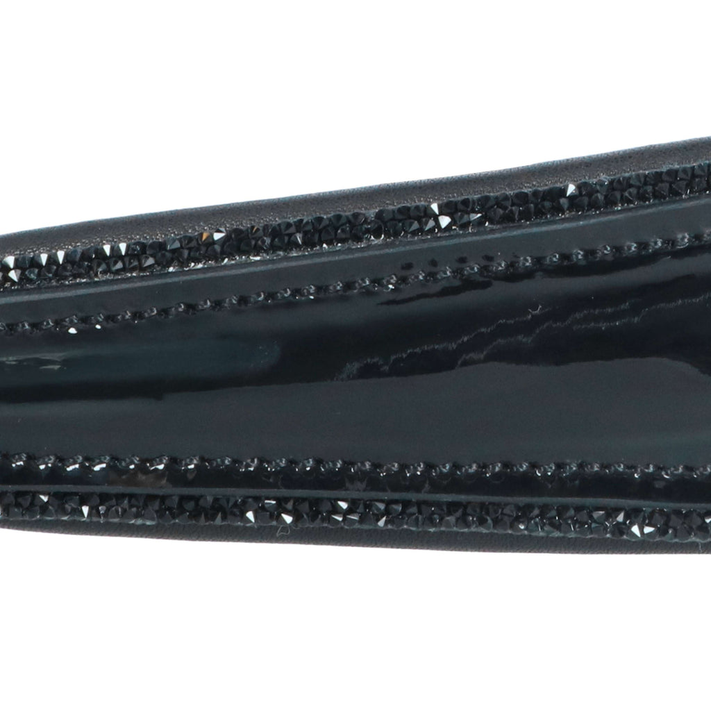HB Cabezada Showtime Spanish: Adiestramiento Negro/Negro Brillo