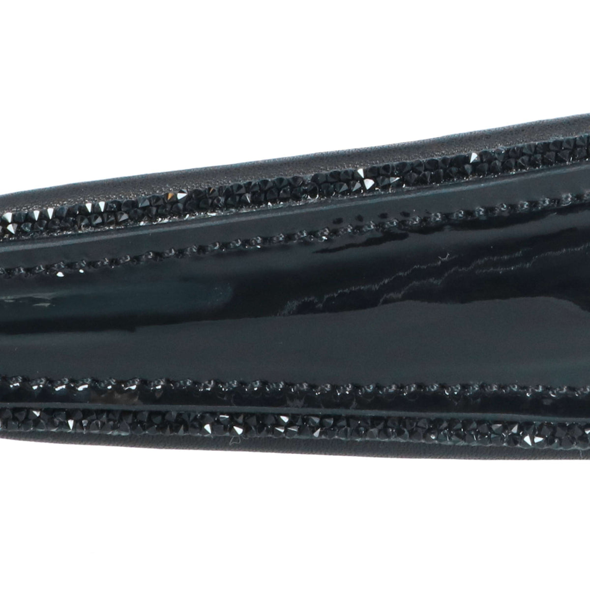 HB Cabezada Showtime Spanish: Adiestramiento Negro/Negro Brillo