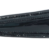 HB Cabezada Showtime Spanish: Adiestramiento Negro/Negro Brillo