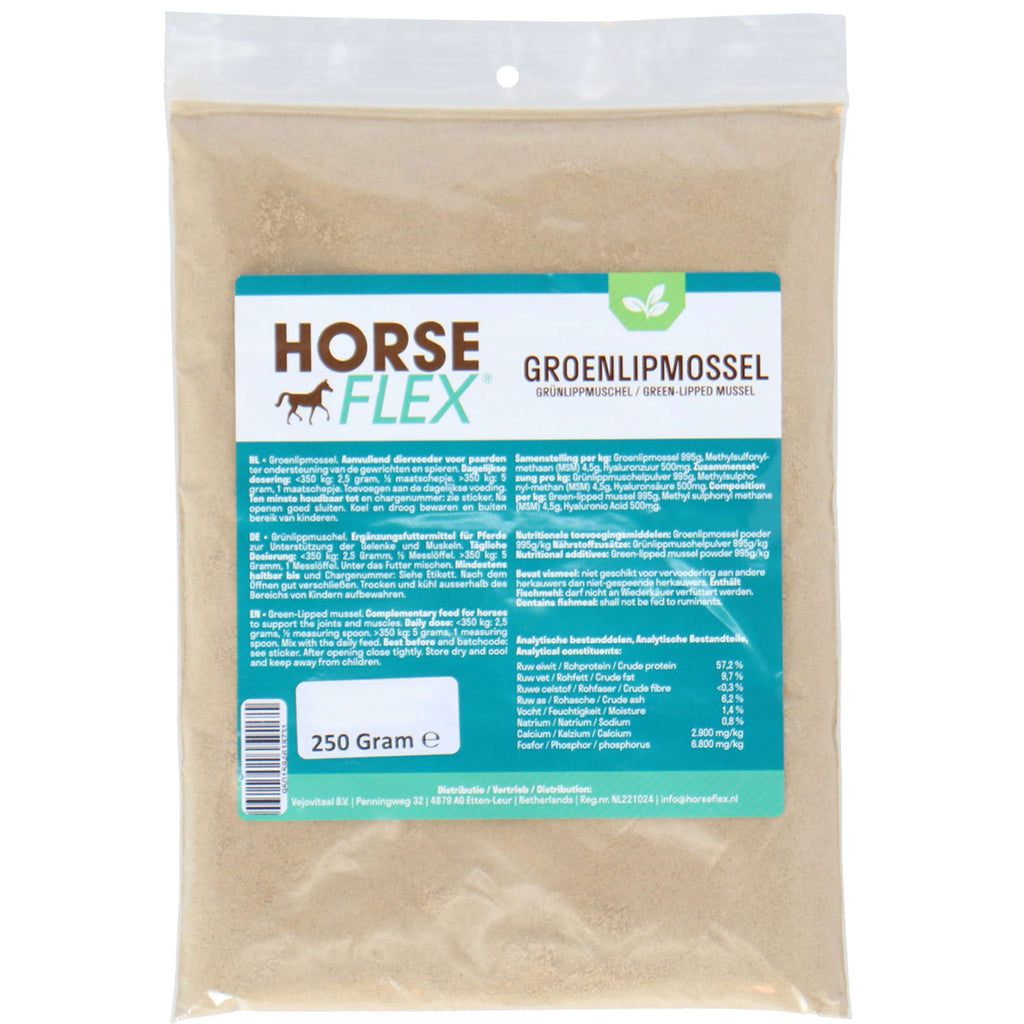 HorseFlex Mejillón de Labio Verde Relleno