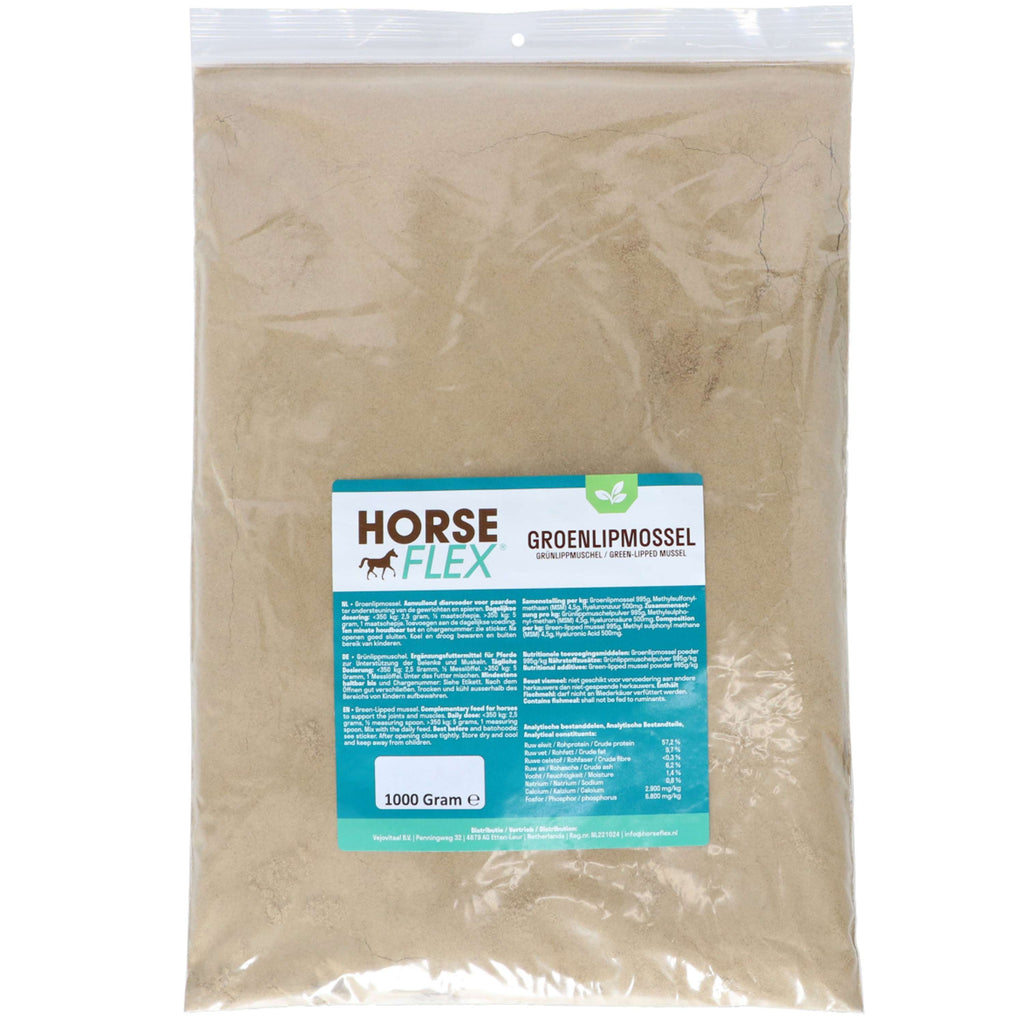 HorseFlex Mejillón de Labio Verde Relleno