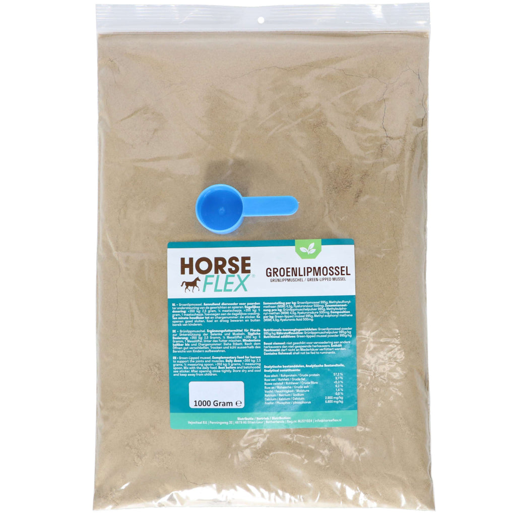 HorseFlex Mejillón de Labio Verde Relleno