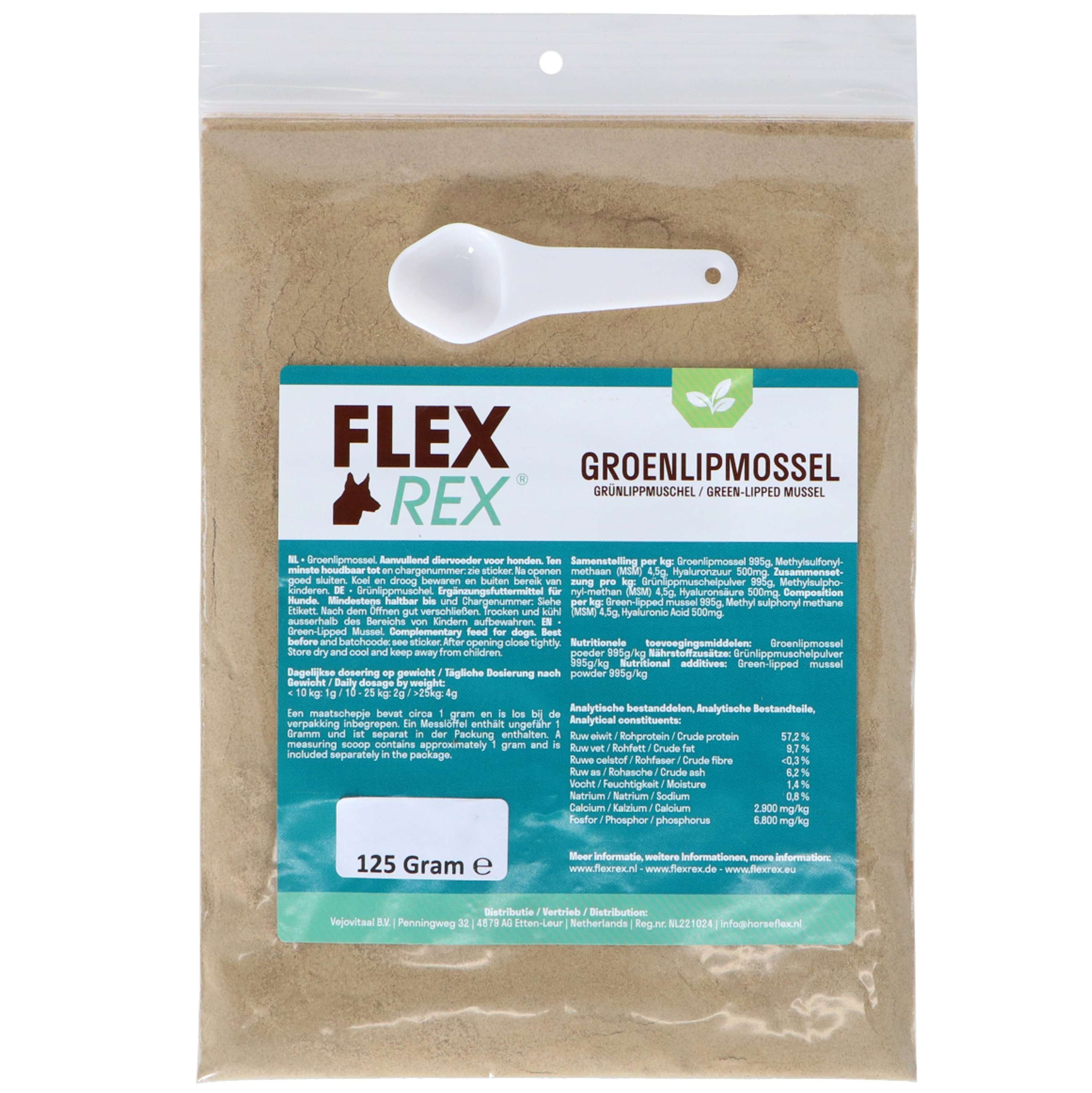 Flexrex Polvo de mejillón de labios verdes Relleno Flexrex Polvo de mejillón de labios verdes Relleno