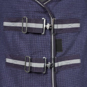 HORKA Manta para el sudor Algodón gofrado Azul