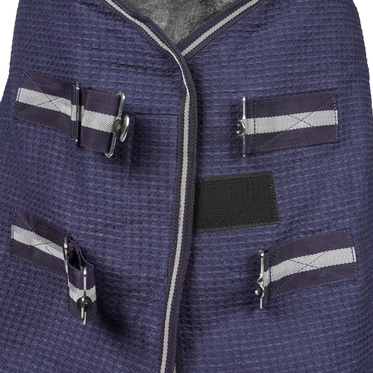 HORKA Manta para el sudor Algodón gofrado Azul