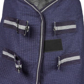 HORKA Manta para el sudor Algodón gofrado Azul