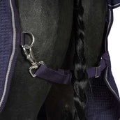 HORKA Manta para el sudor Algodón gofrado Azul