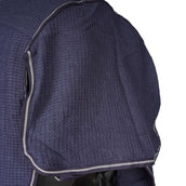 HORKA Manta para el sudor Algodón gofrado Azul