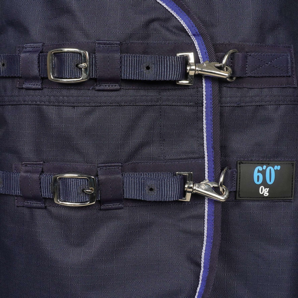 EQUITHÈME Alfombra Classic 1200D 100g Navy