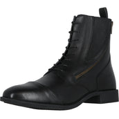 Norton Botines Metal Con cordones y cremallera Negro